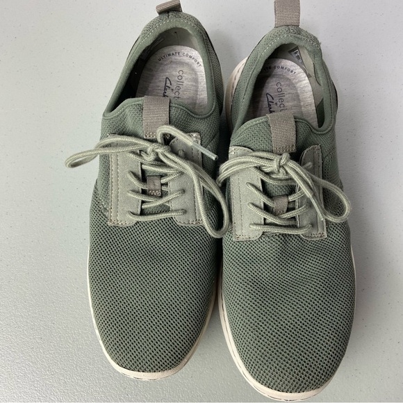 Collection by Clarks Green Sneakers Men's 10M Slip On Casual - Picture 3 of 9